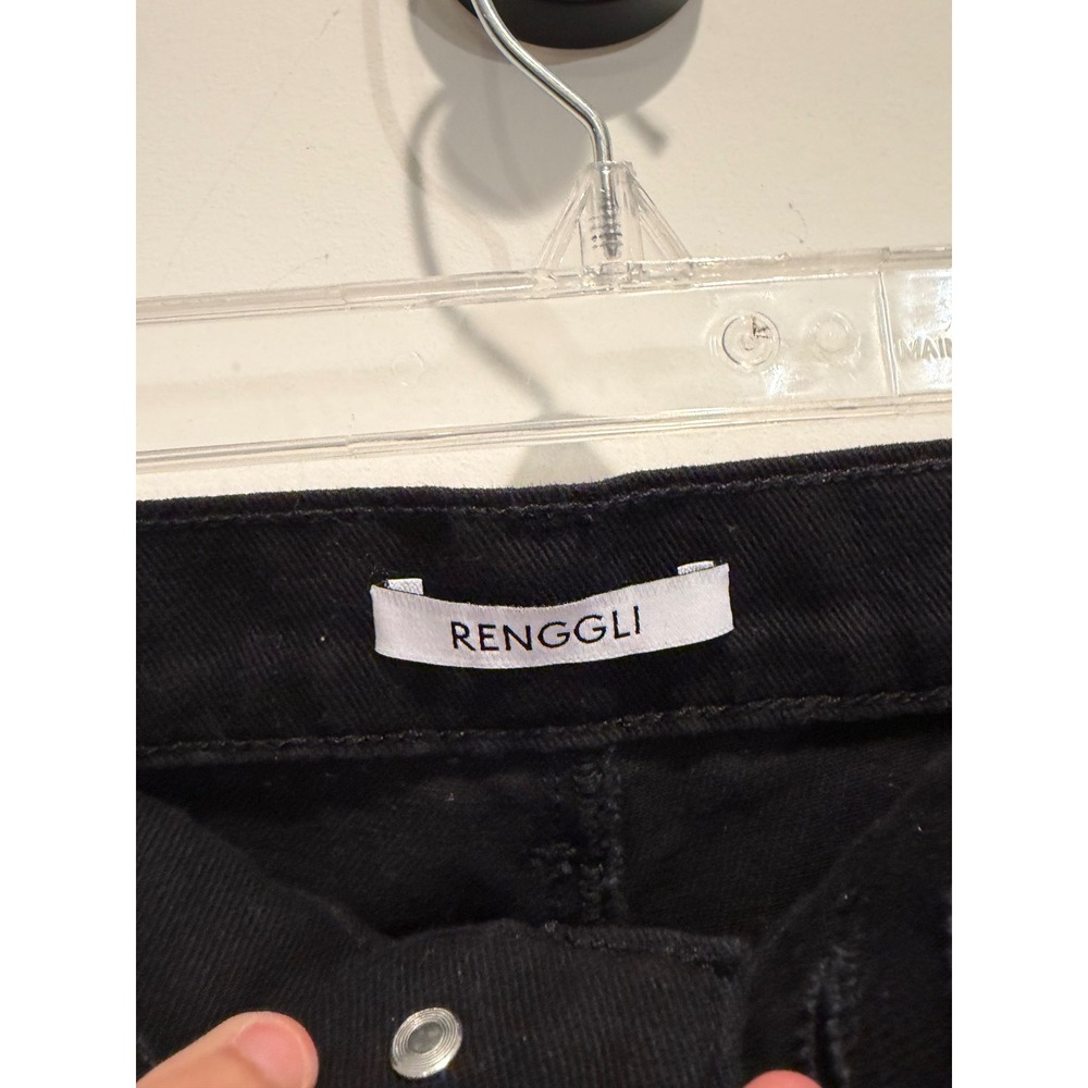 Renggli Black Double Knee Carpenter Pants Women 27 Workwear Straight Leg USA - Picture 5 of 9